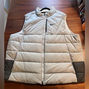 Nike gray puffer vest 4xl